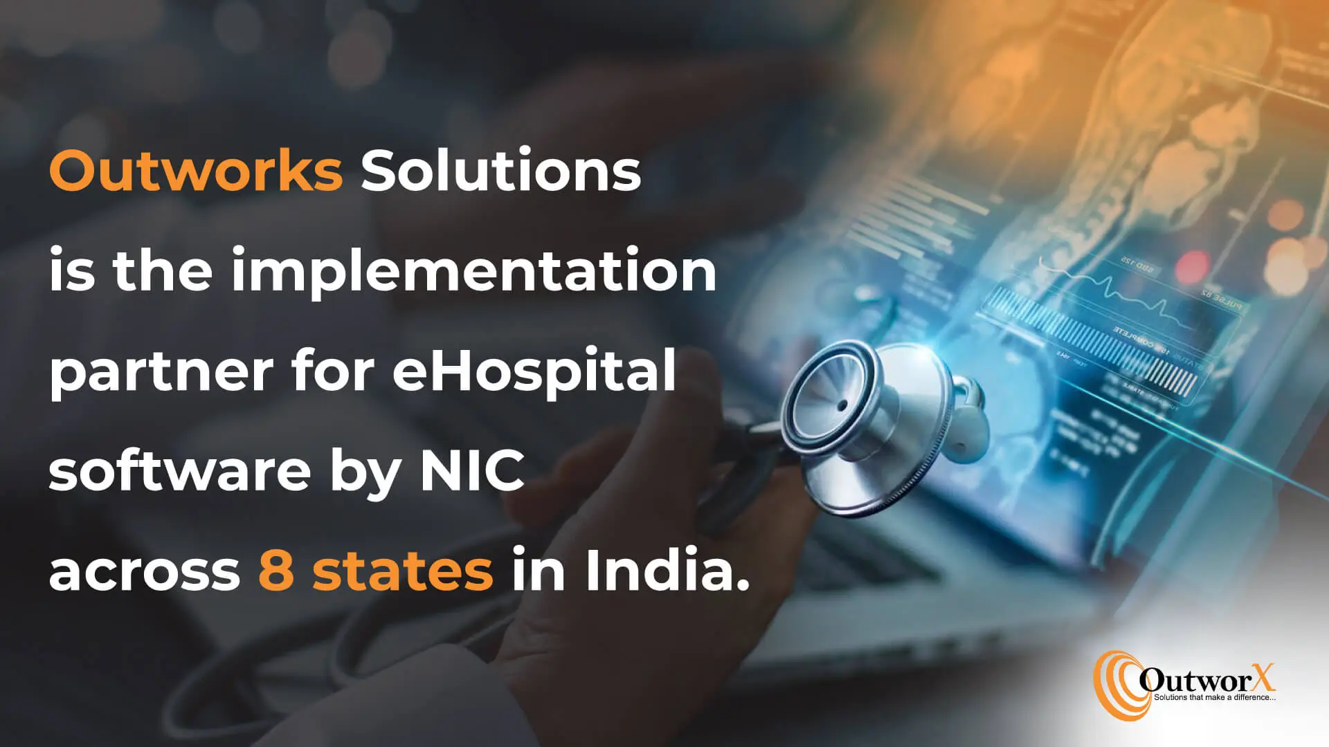 implementation partner for nic, ehospital software nic, implementation partner, outworks solutions, outworx corporation